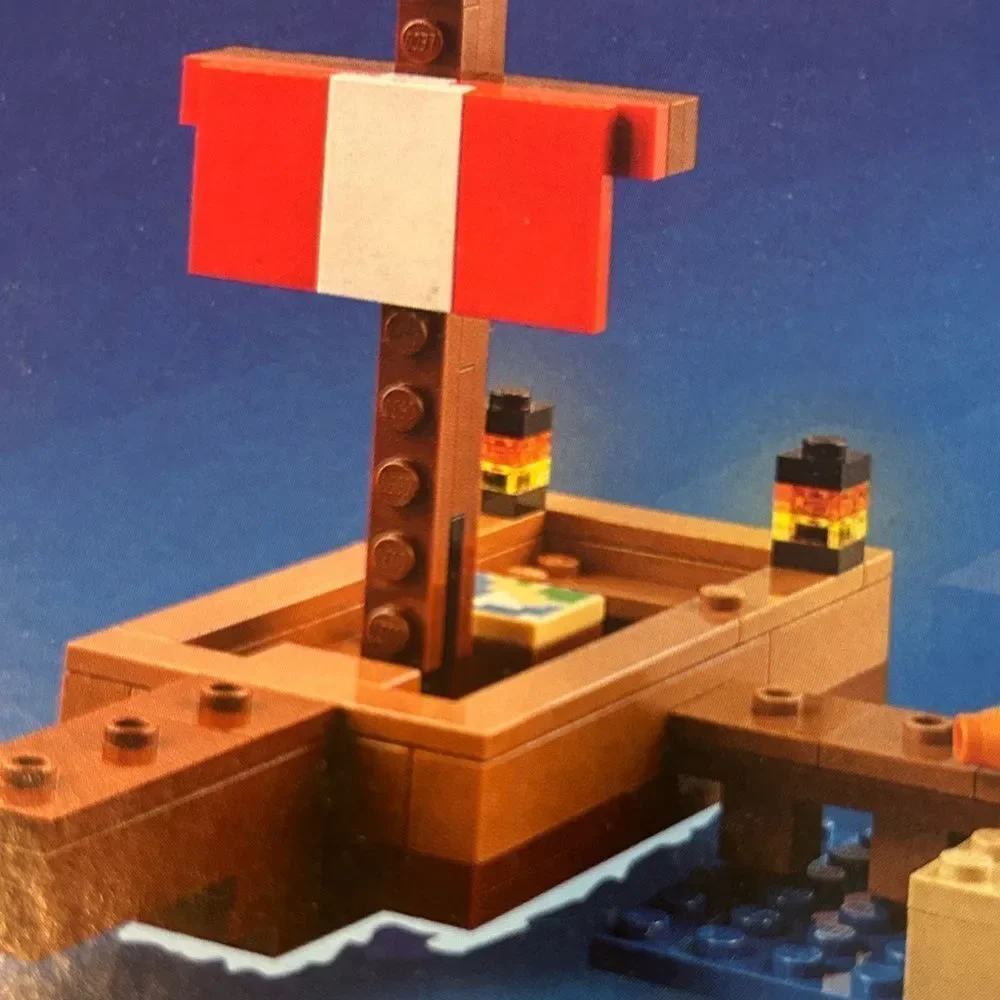 2 🆕 LEGO Minecraft Adventure sets Pirate 🏴‍☠️ 21259 Desert🏜️Patrol 21267